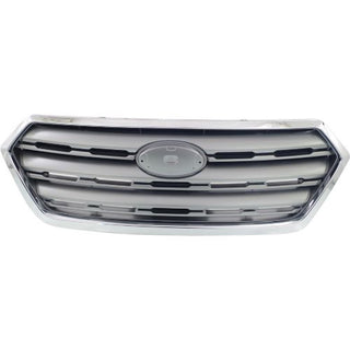 2015-2016 Subaru Outback Grille, Chrome/Silver - CAPA - Classic 2 Current Fabrication