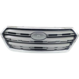 2015-2016 Subaru Outback Grille, Chrome/Silver - CAPA.