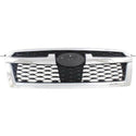 2013-2014 Subaru Legacy Grille, Textured, With Chrome Molding - CAPA.