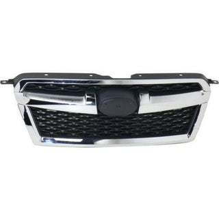2013-2014 Subaru Legacy Grille, Textured, With Chrome Molding.