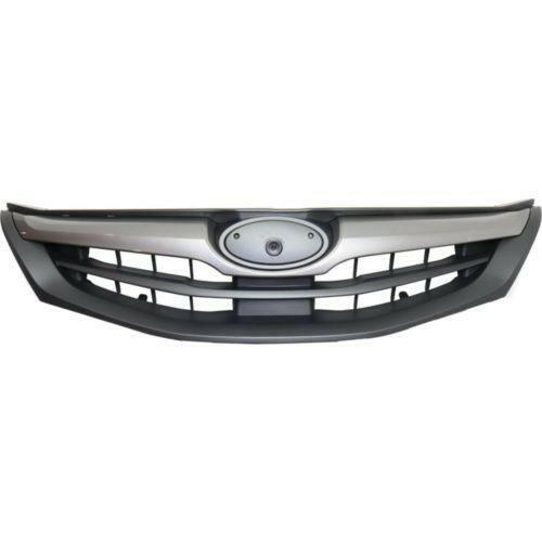 2010-2011 Subaru Impreza Grille, Matte, w/Silver/Gray Molding, Exc WRX.