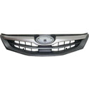 2010-2011 Subaru Impreza Grille, Matte, w/Silver/Gray Molding, Exc WRX.