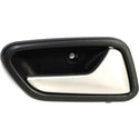 2002-2007 Suzuki Aerio Front Door Handle RH, Silver Lever/Gray Housing.