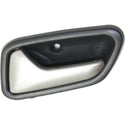 2002-2007 Suzuki Aerio Front Door Handle LH, Silver Lever/Gray Housing.
