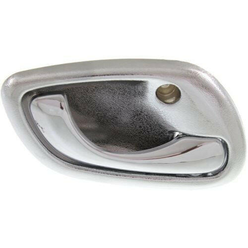 1995-2002 Suzuki Esteem Front Door Handle RH, Inside, All Chrome, Plastic.