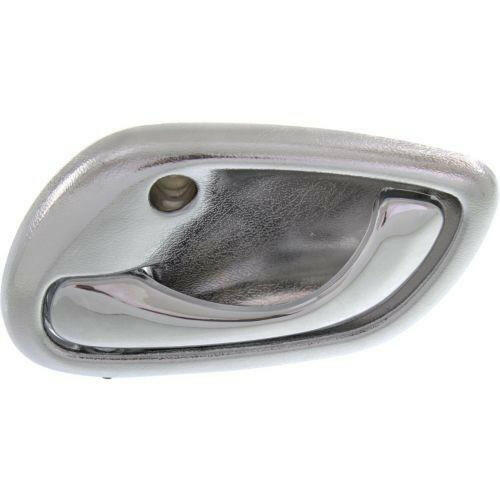 1995-2002 Suzuki Esteem Front Door Handle LH, Inside, All Chrome, Plastic.