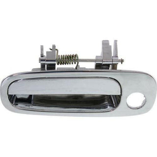 2004-2006 Scion xB Front Door Handle LH, Outside, All Chrome, Plastic.