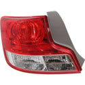 2012-2013 Scion tC Tail Lamp LH, Lens And Housing, W/ Socket Hole.