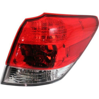 2010-2014 Subaru Outback Tail Lamp RH, Outer, Lens/Housing, Incandescent.