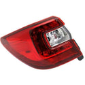 2015-2016 Subaru Outback Tail Lamp LH, Outer, Lens And Housing - Capa.