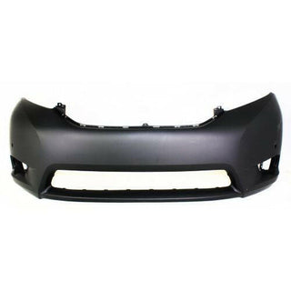 2011-2015 Toyota Sienna Front Bumper Cover, Primed, XLE Model- Capa.