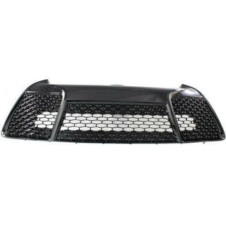 2015-2017 Toyota Camry FRONT BUMPER GRILLE, Black, Sport Type - CAPA.