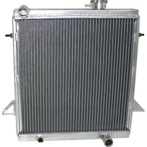 1968-1974 Triumph TR6 Radiator, 2-Row Aluminum Core, 2.25 thick core ...