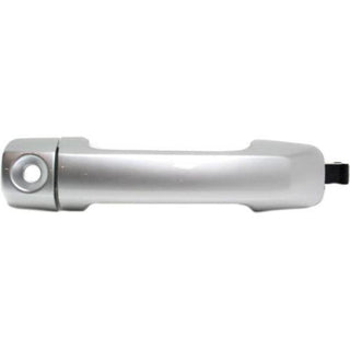 2007-2014 Toyota FJ Cruiser Front Door Handle LH, Painted Silver, w/Cover, - Classic 2 Current Fabrication