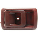1991-1994 Toyota Tercel Rear Door Handle LH, Inside, Red.