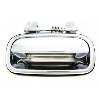 2000-2006 Toyota Tundra Rear Door Handle LH, All Chrome, Ext Cab Pickup.