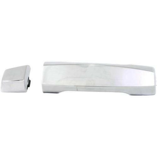 2004-2014 Nissan Titan Rear Door Handle, Chrome, Handle+cap, 4-door.