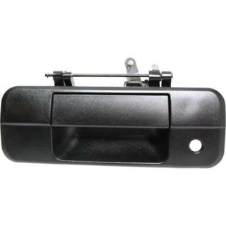 2007-2013 Toyota Tundra Tailgate Handle, Tetxured Black, W/o Rear Camera.