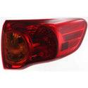 2009-2010 Toyota Corolla Tail Lamp RH, Outer, Assembly, Canada Built.