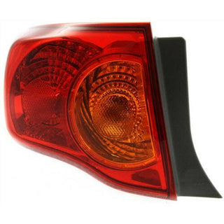 2009-2010 Toyota Corolla Tail Lamp LH, Outer, Assembly, Canada Built.