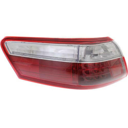 2007-2009 Toyota Camry Tail Lamp LH, Outer, Lens & Housing, Led, Hybrid.