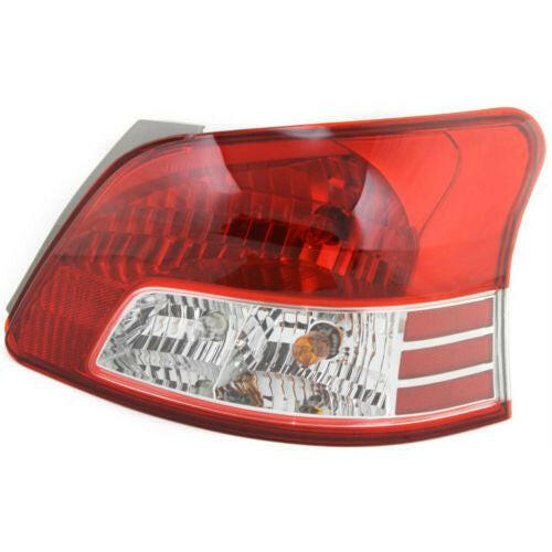 2007-2012 Toyota Yaris Tail Lamp RH, Assembly, Base, W/o Sport, Sedan.