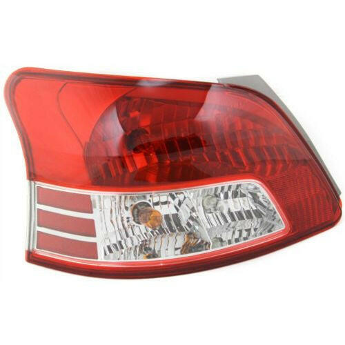 2007-2012 Toyota Yaris Tail Lamp LH, Assembly, Base, W/o Sport, Sedan.