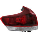 2013-2016 Toyota Venza Tail Lamp LH, Outer, Assembly.