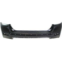 2011-2013 Toyota Highlander Rear Bumper Cover, Primed Top, Textured Bottom-CAPA.