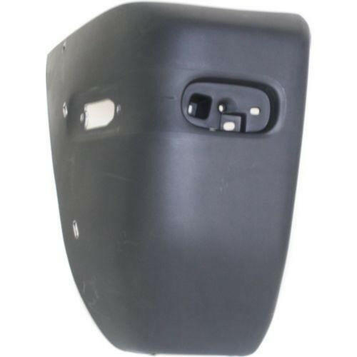 1996-2000 Toyota RAV4 Rear Bumper End LH, Textured, w/Extensions and Marker Holes.