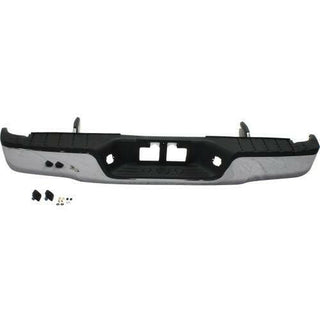 2007-2013 Toyota Tundra Step Bumper, Assy, Steel, W/o Parking Aid Sensor.