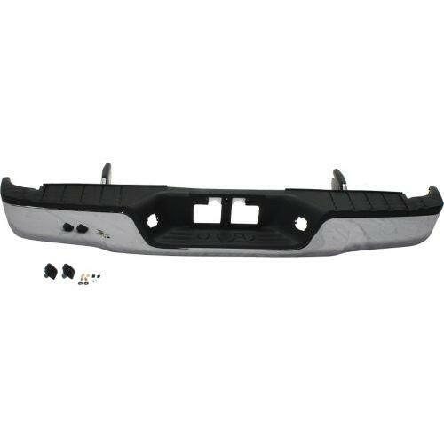 2007-2013 Toyota Tundra Step Bumper, Assy, Steel, W/o Parking Aid Sensor.