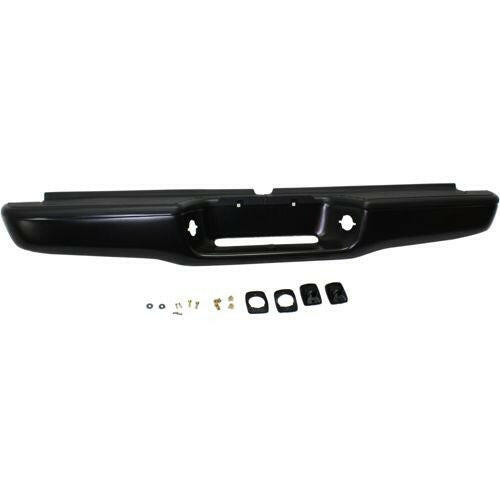 1995-2003 Toyota Tacoma Step Bumper, Assy, Black, Steel.