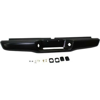 1995-2003 Toyota Tacoma Step Bumper, Assy, Black, Steel.
