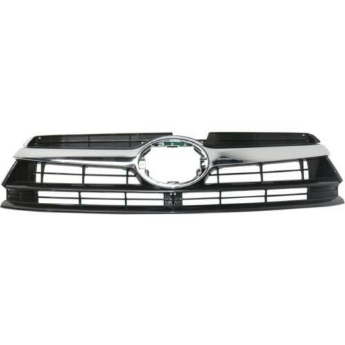 2014-2016 Toyota Highlander Grille, Gray, With Chrome Molding - CAPA.