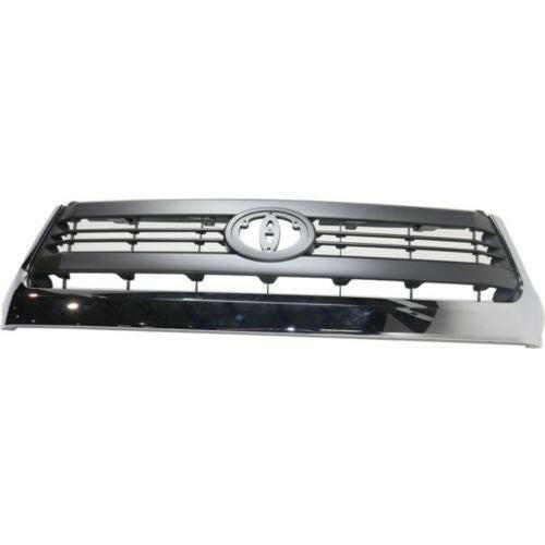 2014-2015 Toyota Tundra Grille, Painted Gray, w/Chrome Molding, SR5 Only.