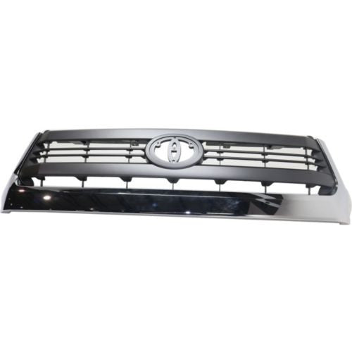 2014-2015 Toyota Tundra Grille, Painted Gray, w/Chrome Molding, SR5 Only - Classic 2 Current Fabrication