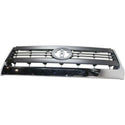 2014-2015 Toyota Tundra Grille, Painted Gray, w/Chrome Molding, SR5 Only.