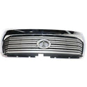 2014-2015 Toyota Tundra Grille, Painted-Silver/Gray, w/Chrome Mldg & Front Emblem.