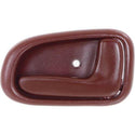 1993-1997 Toyota Corolla Front Door Handle RH, Inside, Red, Sedan/wagon.
