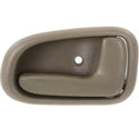 1993-1997 Toyota Corolla Front Door Handle RH, Inside, Beige, Sedan/wagon.