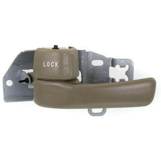 1992-1996 Toyota Camry Front Door Handle LH, Beige, w/o Case+metal.
