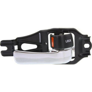 1993-1998 Toyota T100 Front Door Handle RH, Chrome Lever+black Knob.