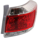 2011-2013 Toyota Highlander Tail Lamp RH, Usa Built, Exc Hybrid.