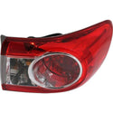 2011-2013 Toyota Corolla Tail Lamp RH, Outer, North America Built.