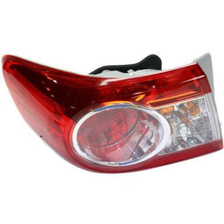 2011-2013 Toyota Corolla Tail Lamp LH, Outer, North America Built-Capa.