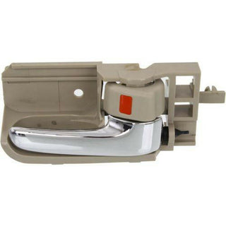 2005-2012 Toyota Tacoma Front Door Handle RH, Inside, Chrome + Beige.