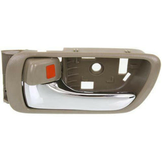 2002-2006 Toyota Camry Front Door Handle LH, Inside, Chrome+beige,.