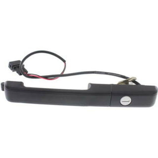 1990-1993 Volkswagen Passat Front Door Handle RH, Textured Black+metal,.