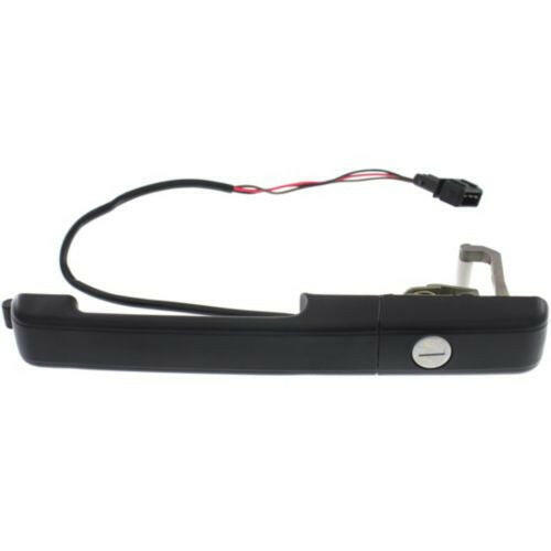 1990-1993 Volkswagen Passat Front Door Handle LH, Textured Black+metal,.